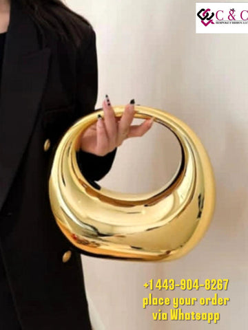 Elegant Evening Purse Gold 