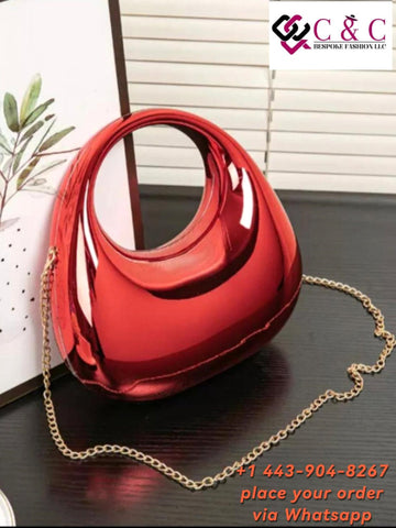 Elegant Evening Purse Red