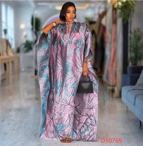Elegant bespoke dusty pink party dress with stones