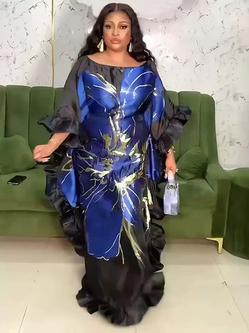 Elegant bespoke party dress (Free Size)