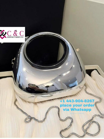 Elegant Evening Purse Silver 