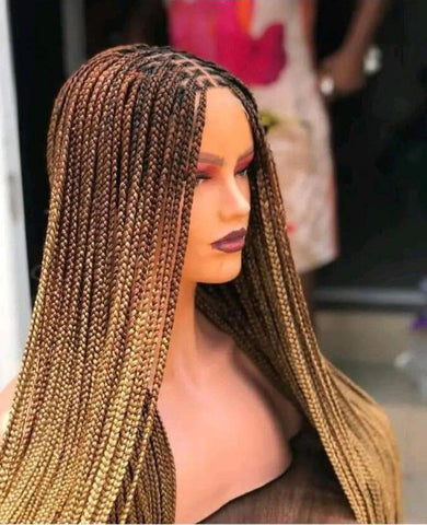 Gold 30” Long Box Braids