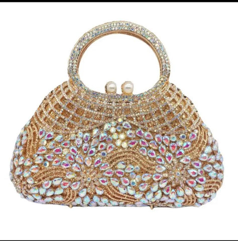 Elegant bespoke clutch evening purse